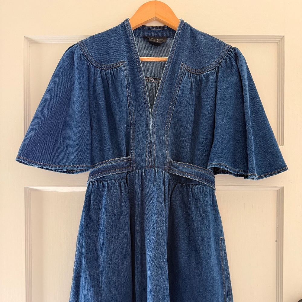 Madewell x Karen Walker Denim Rosetti dress size 6